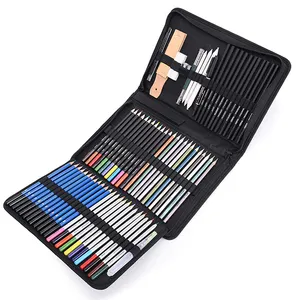 Bview Art 71 Pieces Wholesale Sketch Pencil Set Drawing Sketch Art Set For Artists Student