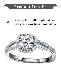 De los hombres 925 B italiano de plata esterlina Sterns la eternidad anillo de diamantes para los hombres de las mujeres - Product Image 2