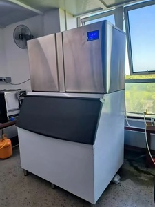 Machine à glaçons commerciale 220V 380V 1 tonne (1000kg) à refroidissement par air et eau pour café, club, bar - Product Image 6