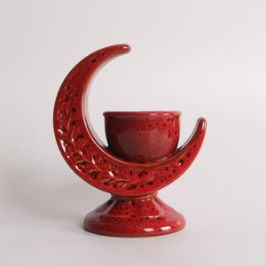 Decorazioni per il Ramadan, Bruciatore di Incenso in Ceramica a Forma di Luna, Ornamento per Casa e Stanza, Accessori per Feste Islamiche - Product Image 5