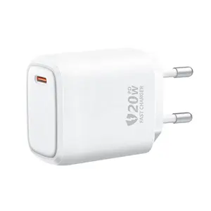 Orico PD 20W USB-C Power Adapter Europe plug,Wholesale i Phone Charger Fast Charging 20W,E.U Plug Type C Wall Charger PD 20W