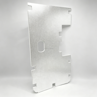 Matériau d'isolation thermique argenté fiable, résistant à la chaleur, pour équipement mécanique, mousse composite en feuille d'aluminium