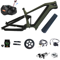 Cadre de vélo électrique en carbone Joyebikes, suspension intégrale, moteur Bafang M620 G510