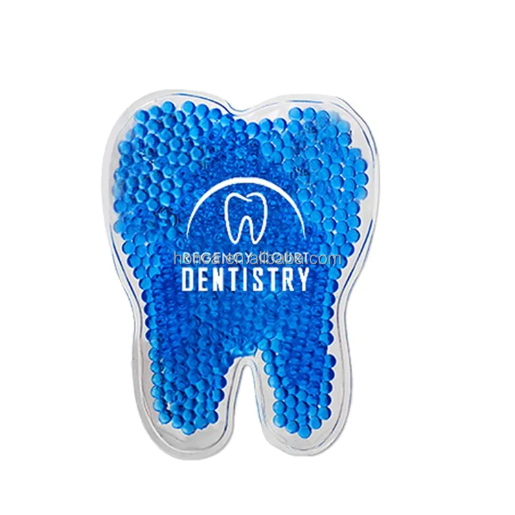 Customize Reusable Tooth Shaped Ice Pack Custom Hot & Cold Gel Rehabilitation Therapy Cold Pack Hot Cold Compress Gel Ice Pack