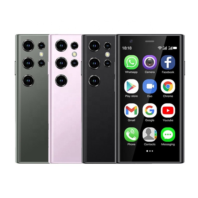 Pocket Sized Android 8.1 Mini Smartphone 3.0 Inch SOYES S23 PRO Dual SIM 3G WiFi GPS 2GB/16GB Type-C Port