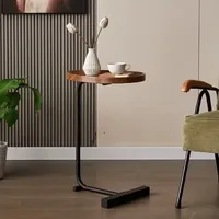 Mini table moderne en bois durable Meuble de rangement pour la maison et table basse pour chambre à coucher Canapé Tête de lit Salon