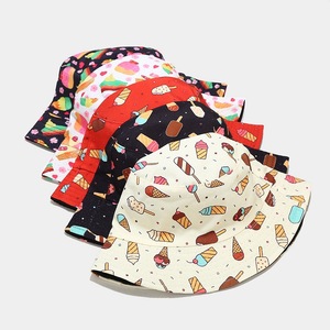 WoZhen-Sombrero de cubo de estilo coreano, Gorra con estampado de helado, nuevo diseño, 2023 - Product Image 2