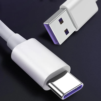 Câble de charge en PVC pour téléphone portable 6a Type-C Câble de données 66w Chargeur rapide pour Huawei Xiaomi Samsung Oppo