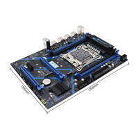 HUANANZHI-Placa base X99 PD4 para juegos, placa base compatible con E5, V3, V4, CPU de todas las series