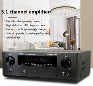 Hệ thống âm thanh vòm <span class=keywords><strong>3D</strong></span> rạp hát tại gia <span class=keywords><strong>5.1</strong></span> HD với bộ khuếch đại 480W & loa siêu trầm 10 inch & loa (trước/sau/trung tâm) - Product Image 3