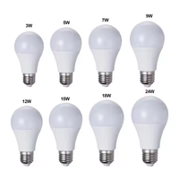 3000K E26 LED ampoule intelligente 220 Volt 3/5/7/9/12/15/18/20W télécommande blanche douce pour les pannes Camping extérieur PC