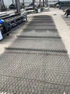 Fabrikpreis Fluss-Hochwasserschutz Sechseckige Verzinkte Matratze Rostschutz Steinbefüllte Gewebte Gabionenmatte - Product Image 4