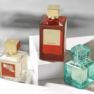 Botella de perfume de diseño francés exquisita orientada a la vida con tapa texturizada de metal magníficamente elegante para almacenamiento y contenedor de alimentos - Product Image 4