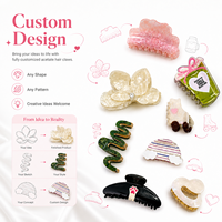 Ume Accessoires de cheveux personnalisés créatifs pour femmes, fabricant professionnel OEM/ODM de pinces à cheveux en acétate