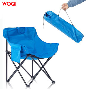 เก้าอี้ซาวน่าพับได้ WOQI สีฟ้า ผ้า Oxford พกพาสะดวก มีช่องเก็บของ สูง 25.9 นิ้ว สำหรับการเดินทางกลางแจ้ง - Product Image 2