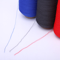Fil élastique en nylon personnalisé, extensible dans quatre sens, surjeté, grand rouleau, fil chenille blanchi 150D, double brin, fil à coudre