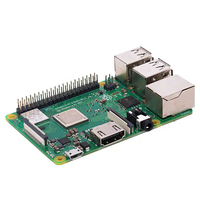 Ahududu Pi 3 Model B + toplu 3.35 "x 2.2" ( 85mm x 56mm ) SD depolama arayüzü RPI3-MODBP-BULK 1GB RAM USB 2.0g/ç 40