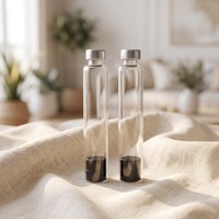 Ampoules en verre de 3 ml avec bouchon à clipser, impression personnalisée, emballage liquide OEM