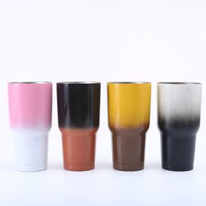 30oz 304 Stainless Steel Double Walled Vacuum Beer Travel Car Thermos for Cold <b>Drinking</b> 32 oz <b>Plastic</b> <b>Cups</b> With Lids - Product Image 1