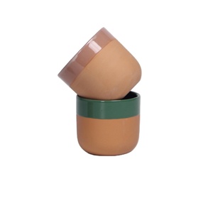 Nhà Máy Tùy Chỉnh Gốm Clay Mug Trên Tráng Men Màu Sắc Khác Nhau Cốc Cà Phê Nóng Bán - Product Image 1