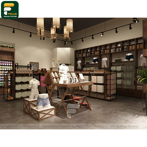 ชั้นวางเสื้อผ้าพร้อมลิ้นชัก ชั้นวางเสื้อผ้าสำหรับร้านค้าปลีก อุปกรณ์จัดเก็บเสื้อผ้า - Product Image 4