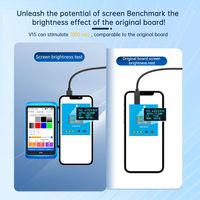 JCID V15 Alat Uji Layar Profesional untuk IP 7-16ProMax untuk Antarmuka Android MIPI EDP Pemrogram Perbaikan Layar LCD