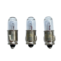 Bombillas para Automóviles T10 T12 a Precio de Mayoreo, Accesorios Automotrices, Iluminación Automotriz, 6.3V/110V 2W E10, Bombillas Pequeñas
