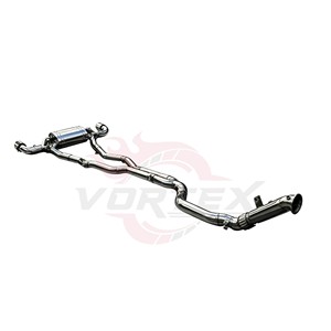 ท่อไอเสียแบบ Catback สแตนเลส Vortex พร้อมวาล์ว สำหรับ Toyota GR Supra A90 3.0T B58 ปี 2019-2024 ปลายท่อคู่ขัดเงา เชื่อมแบบ TIG - Product Image 4