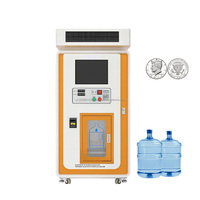 Máquina expendedora de agua comercial automática con ósmosis inversa (RO) de venta directa de fábrica, compatible con múltiples sistemas de pago para la comunidad.