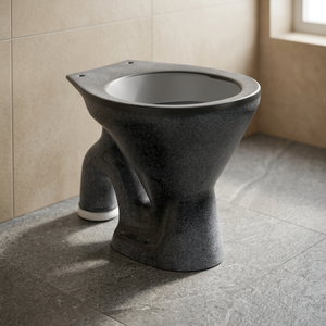 WC monobloc en céramique noir mat de style européen avec siphon en S pour salle de bain (vente en gros) - Product Image 5