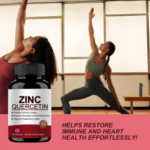 Suplementos <span class=keywords><strong>de</strong></span> <span class=keywords><strong>Zinc</strong></span> <span class=keywords><strong>de</strong></span> Alta Absorción <span class=keywords><strong>para</strong></span> la Inmunidad, Alergia Estacional, Antioxidante, Apoyo Inmunológico <span class=keywords><strong>para</strong></span> Hombres y Mujeres, Cápsulas <span class=keywords><strong>de</strong></span> <span class=keywords><strong>Zinc</strong></span> y Quercetina - Product Image 5