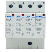 Offre Spéciale Dispositifs de Protection Contre les Surtensions AC/DC Chint SPDs 1P 2P 3P 4P 20KA 30KA 40KA 255VAC-440VAC NU6-2G Parafoudre 230/400V