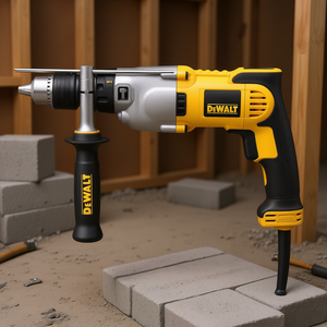 Taladro percutor DeWalt de 1/2 pulgada con velocidad variable y portabrocas sin llave para perforaciones de alta resistencia - Product Image 3