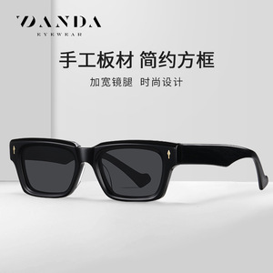 Danda <b>Sunglasses</b> S32108 Black <b>Square</b> Frame UV400 Polarized Driving Sun Protection Unisex TAC Lens - Product Image 2