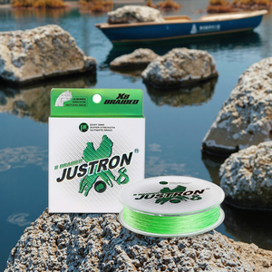 สายเอ็นตกปลา X8 PE สำหรับแบรนด์ Justron สายถักสำหรับปลาหมึกและปลาหมึกล่อในแม่น้ำทะเลสาบและลำธารสำหรับ lanchas de pesca - Product Image 1