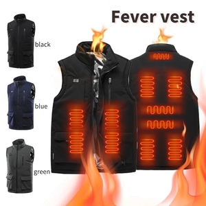 Gilet chauffant léger rechargeable avec logo personnalisé pour hommes et femmes, idéal pour la chasse, le ski et les activités de plein air en hiver, alimenté par batterie USB. - Product Image 4