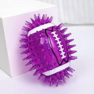 Nuevo Juguete para Perros, Pelota de Fútbol con Sonido, Pelota de Espinas de Olivo, Juguete para Masticar y para la Dentición - Product Image 6