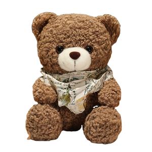 <span class=keywords><strong>Chocolat</strong></span> ours en peluche peluche <span class=keywords><strong>chocolat</strong></span> ours en peluche jouets mignon ours en peluche avec écharpe - Product Image 1