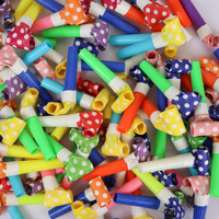 Cornets et Sifflets Dorés pour Enfants – Accessoires Sonores pour Fêtes d'Anniversaire, Baby Shower et Réveillon du Nouvel An