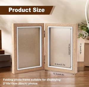 Hiện đại sáng tạo kỹ thuật số mộc mạc gấp Album thủ công bằng gỗ trẻ em & trẻ em khung ảnh - Product Image 2