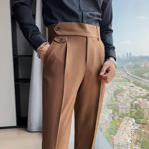 2023 nuovi arrivi moda moda confortevole dal Design unico a vita alta <span class=keywords><strong>pantaloni</strong></span> Casual da uomo - Product Image 1