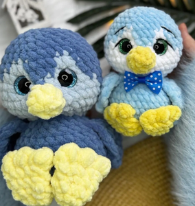 Chim Cánh Cụt Crochet mẫu vịt Crochet Mẫu Amigurumi Vịt Chim Cánh Cụt mẫu tiếng anh PDF Mẫu DIY Crochet mẫu - Product Image 5
