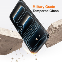 Protection d'écran en verre trempé anti-espion 28 degrés 0,33 mm avec alignement automatique et boîte de dépoussiérage pour iPhone 17 16 15 14 13 12 Pro Max
