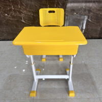 Chaise d'étudiant de haute qualité mobilier scolaire Table d'étudiant meubles de salle de classe lecture bureau d'étudiant et ensemble de chaises pour le lycée