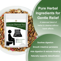 Tisana Desintoxicante para el Colon, 10 Hierbas, Alivio del Estreñimiento, Limpieza Intestinal Natural Sin Cafeína