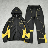 Ensemble survêtement homme personnalisé en nylon et polyester avec veste à capuche et pantalon de jogging, réfléchissant 3M, léger et coupe-vent – Fabricant