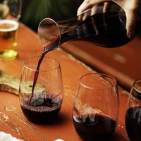 Verre à vin sans pied en plastique blanc BOVON 8oz 12oz 16oz, résistant aux hautes températures, minimaliste, pour whisky, bière