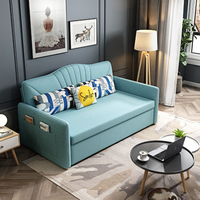 Sofá Cama de Alta Calidad con Sillón, Sofá Convertible de Tres Plazas