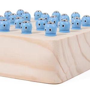 Jeu de pêche à la mémoire en bois Montessori EDULAND pour enfants, jeu éducatif de capture d'insectes, casse-tête de bureau pour enfants - Product Image 4