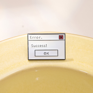 Klik Fout Succes Optie Emaille Pin Computerpagina Jump Box Revers Badge Broche Metalen Grappige Sieraden Pin Voor Rugzak Accessoires - Product Image 4